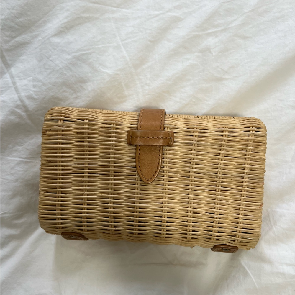 J. Crew woven clutch